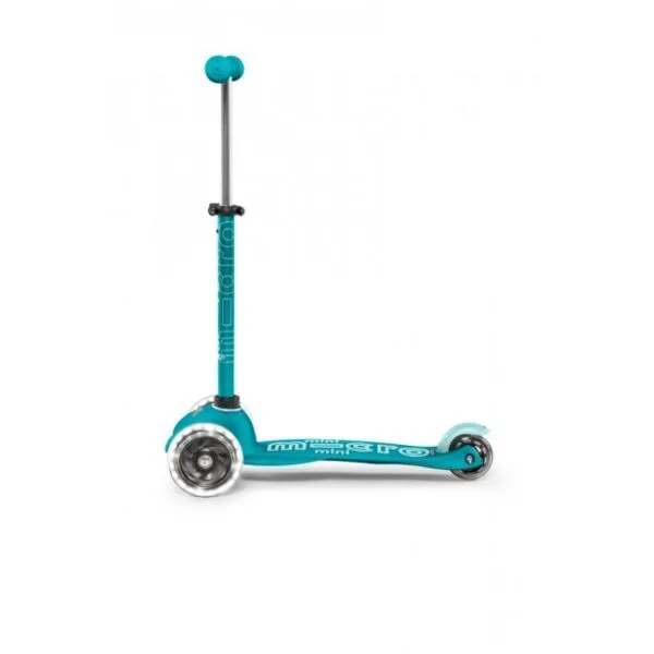 Monopattino per bambini Micro Mini Deluxe LED aqua