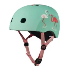 Micro S 48-53 cm casco per bambini con fenicottero