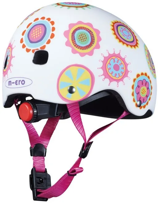 Micro XS 46-50 cm casco per bambini a pois colorati