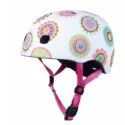 Micro XS 46-50 cm casco per bambini a pois colorati