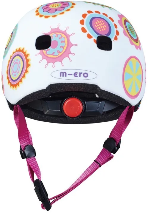 Micro XS 46-50 cm casco per bambini a pois colorati