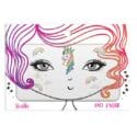 Snails unicorn face tattoos