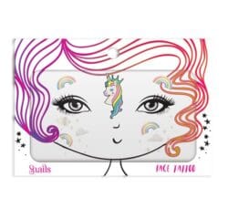 Snails tatuji za obraz unicorn