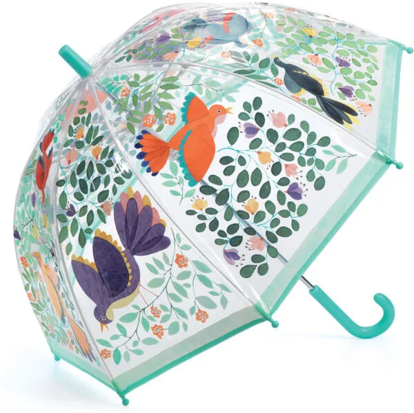 Djeco Regenschirm Blumen und Vögel