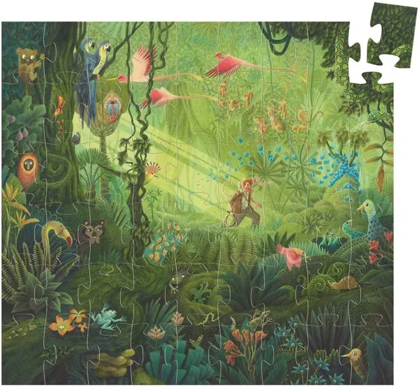 Djeco Puzzle della foresta pluviale, 54 pezzi