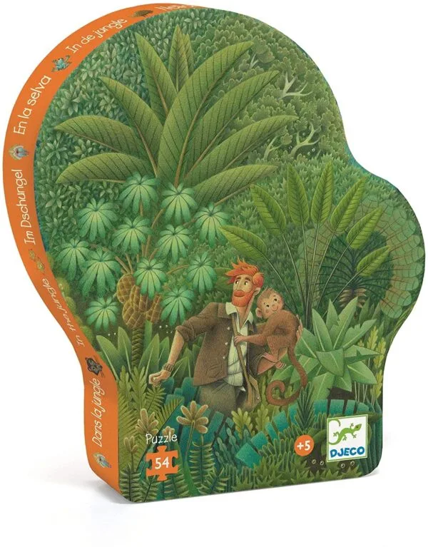 Djeco Puzzle della foresta pluviale, 54 pezzi
