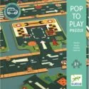 Djeco Großes Auto-Straßen-Puzzle, 21 Teile