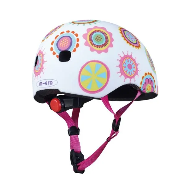 Micro S 48-53 cm Casco per bambini a pois colorati