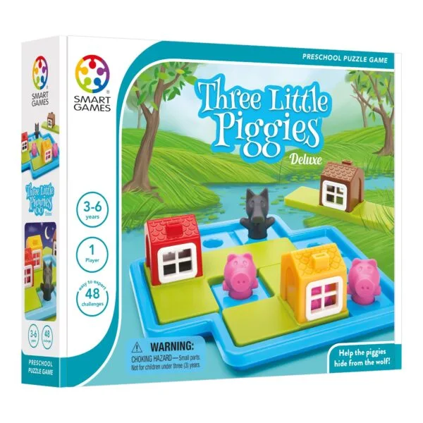 Intelligente Spiele Drei kleine Schweinchen Puzzle Spiel