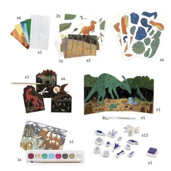 Djeco kreative Aktivitäten Dinosaurier