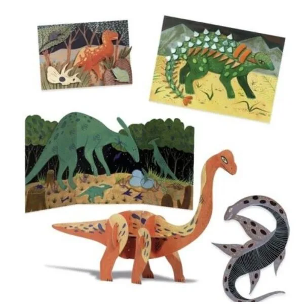 Djeco kreative Aktivitäten Dinosaurier