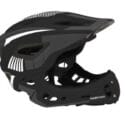 Kiddimoto M 53-57 cm Ikon 2v1 črna otroška čelada