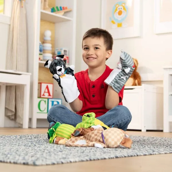 M&D Handpuppen Freunde Set 6 Stück