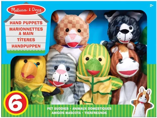 M&D Handpuppen Freunde Set 6 Stück