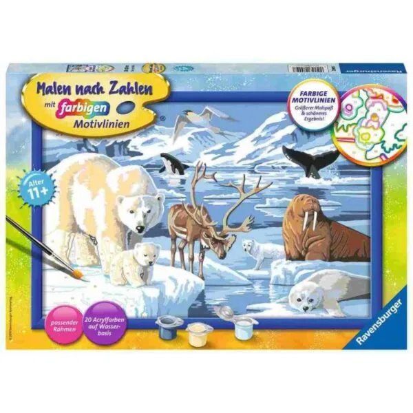 Ravensburger Arktische Tiere Färbung nach Zahlen