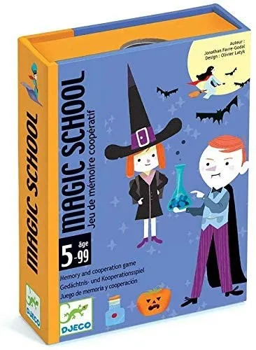 Gioco di carte della scuola di magia Djeco