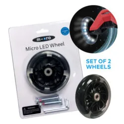 Micro LED Vorderräder für Mini-Roller 