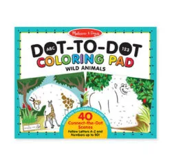 M&D Dot to Dot Malblock Wildtiere