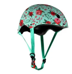 Kiddimoto M dječja kaciga s mat cvjetnim uzorkom, 53-58 cm