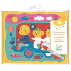 Djeco Magic Colouring Book Nascosto in viaggio