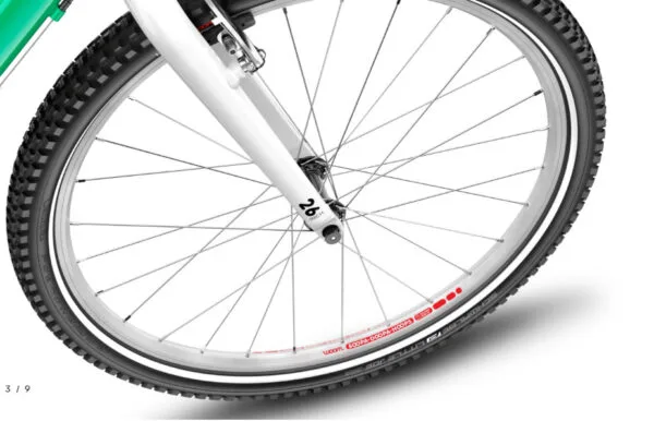 Woom 6 bicicletta per bambini 26 pollici verde menta (G)