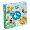 Djeco 4 wooden games Ludo Park
