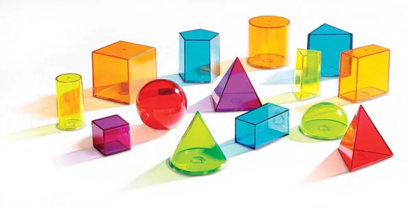 LR Bunte geometrische Körper und Formen