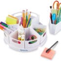 LR pen/creative utensil organiser white