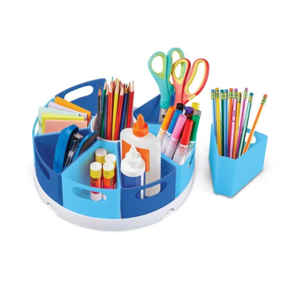 Organizzatore di penne e utensili creativi LR blu