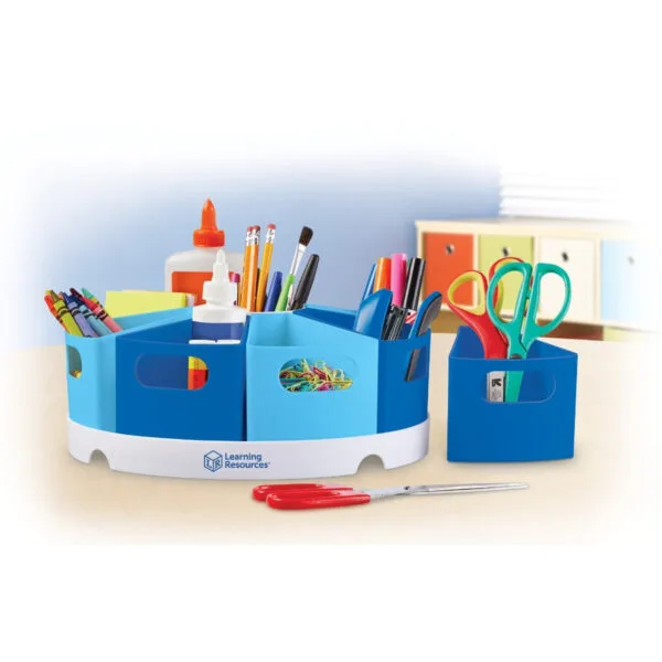 Organizzatore di penne e utensili creativi LR blu