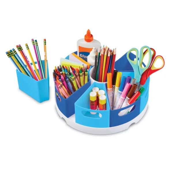 Organizzatore di penne e utensili creativi LR blu