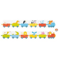 Goki board game trains