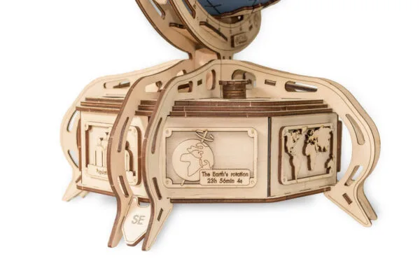 3D-Puzzle-Globus aus Holz, 393 Teile