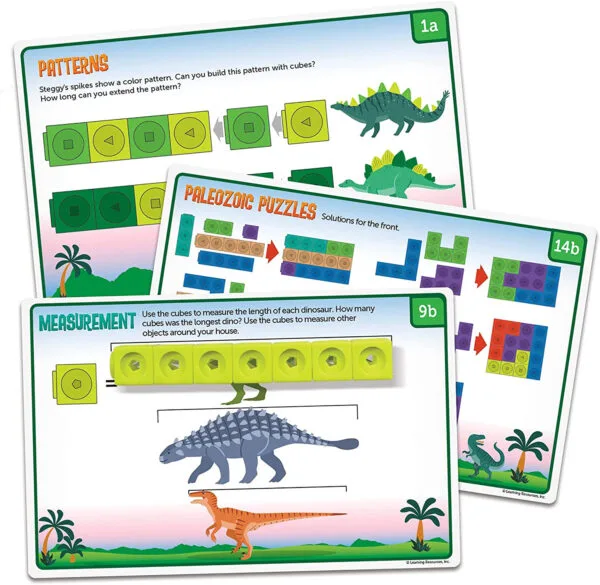 LR Mathlink Cubi di dinosauro 1-100
