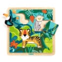 Djeco Wooden Jungle Puzzle 15 pieces LAST CHANCE