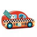 Puzzle di auto da corsa Djeco, 16 pezzi