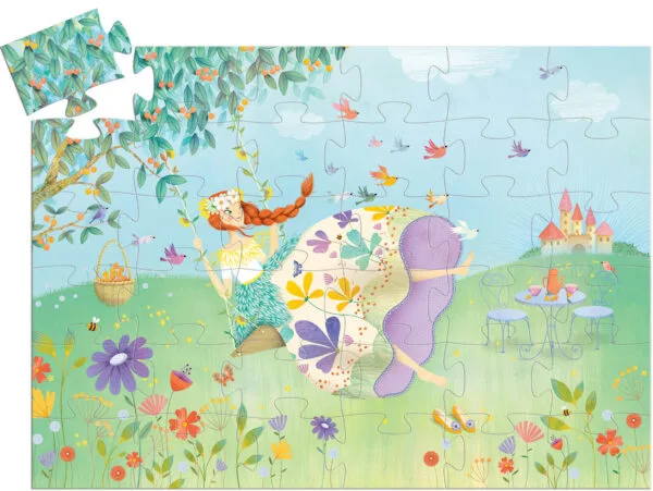 Djeco Puzzle della principessa di primavera 36 pezzi