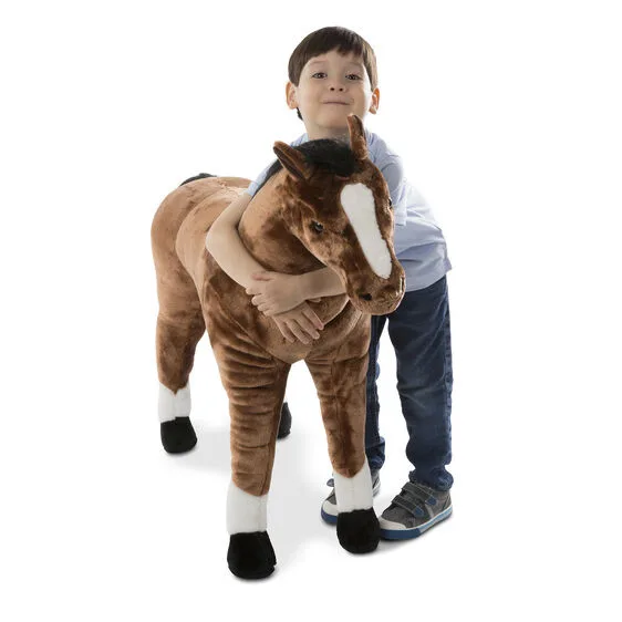 M&D Großes Plüschpferd