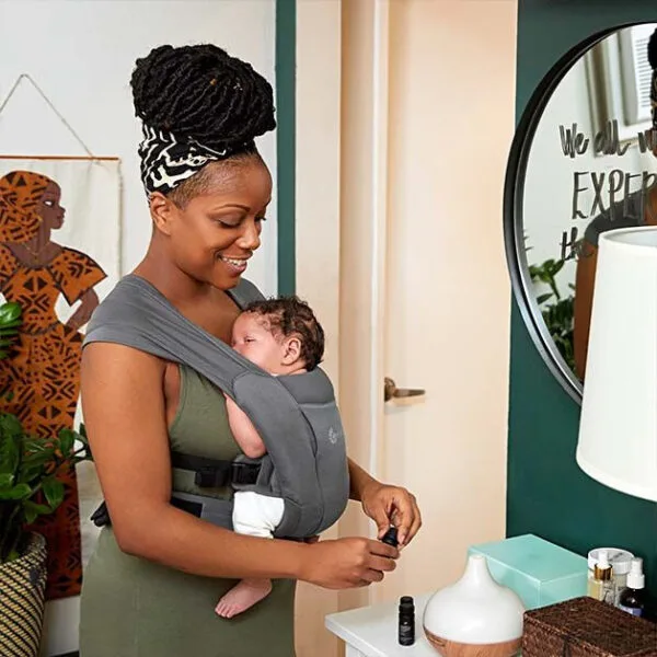 Ergobaby Embrace Mesh Carrier gewaschen schwarz