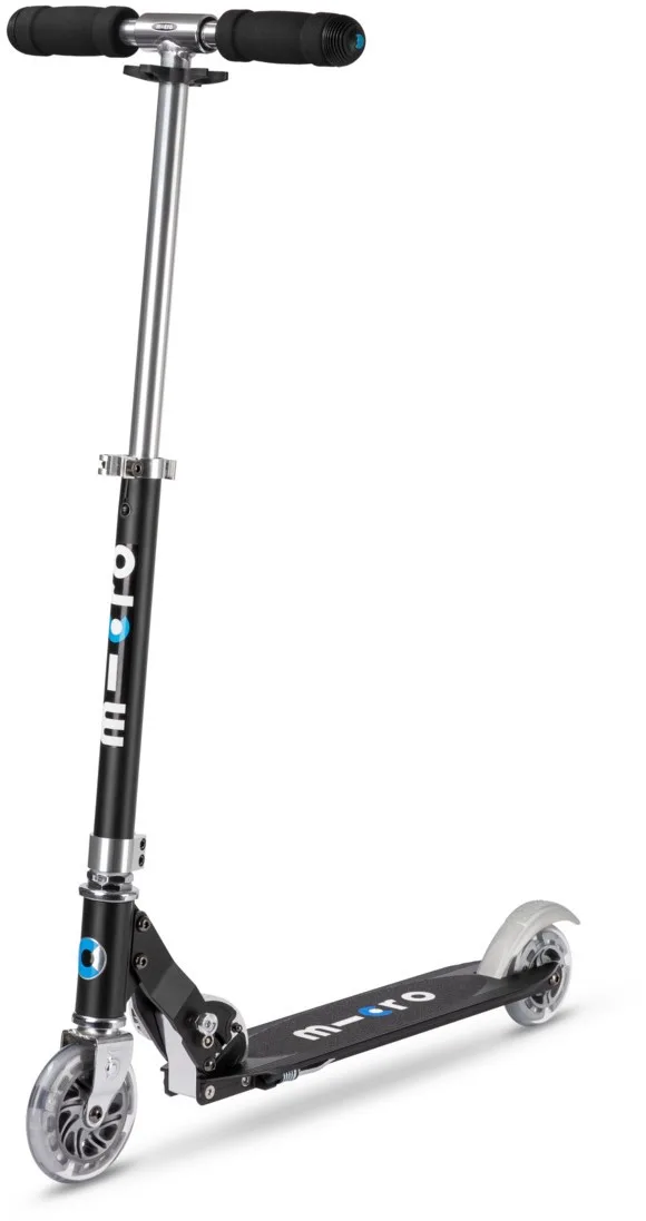 Micro Sprite LED nero Scooter per bambini