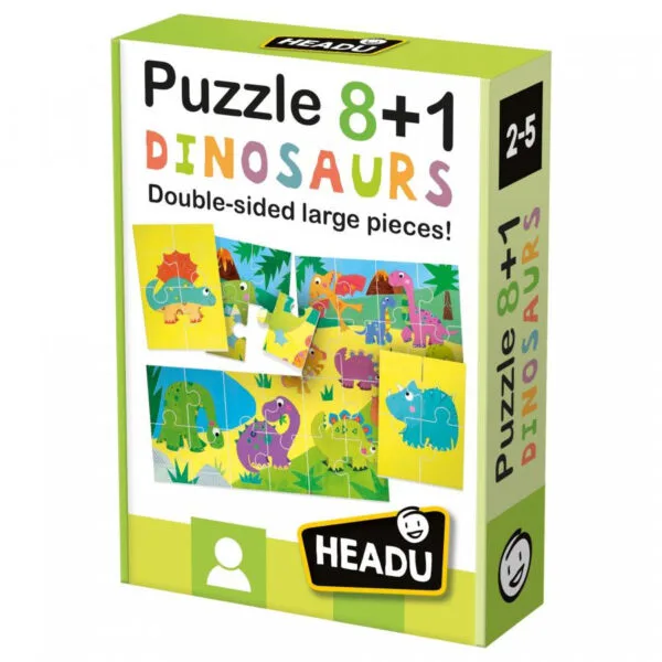 Puzzle Headu Dinosauri 8+1
