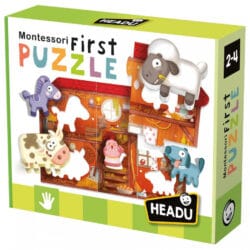 Headu Montessori Bauernhof Puzzle und Formen