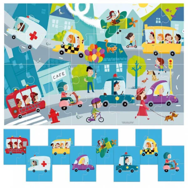 Headu-Puzzle Stadt 8+1
