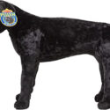M&D Großer Plüsch Labrador schwarzer Hund