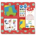 Djeco create with stickers cars
