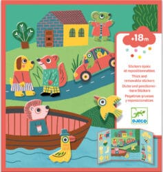 Djeco Creating with animal stickers