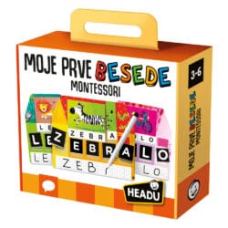 Headu set moje prve besede in pisanje Montessori SLO