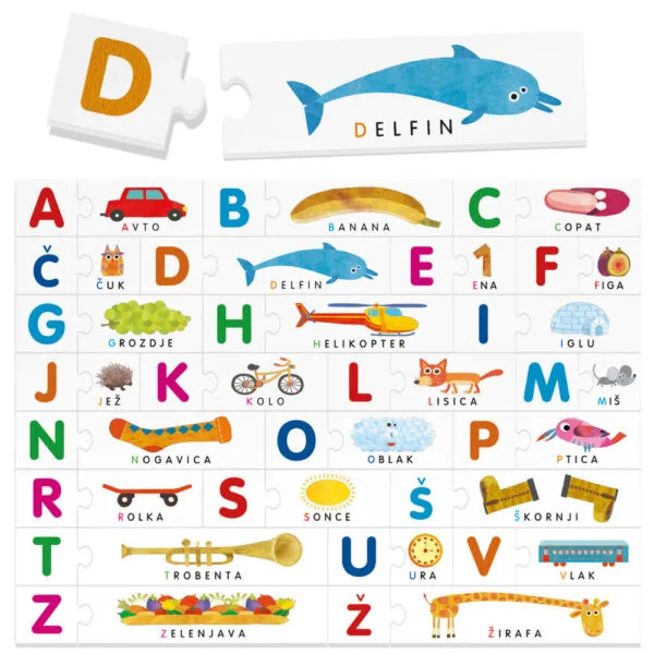 Headu Taktil-Puzzle ABC Montessori SLO