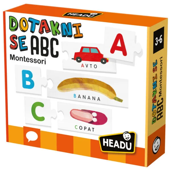 Headu Taktil-Puzzle ABC Montessori SLO