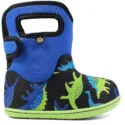 Bogs, stivali da dinosauro per bambini blu/verde